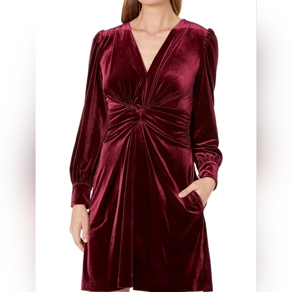 Vince Camuto NWT Velvet Twist Front Fit-and-Flare